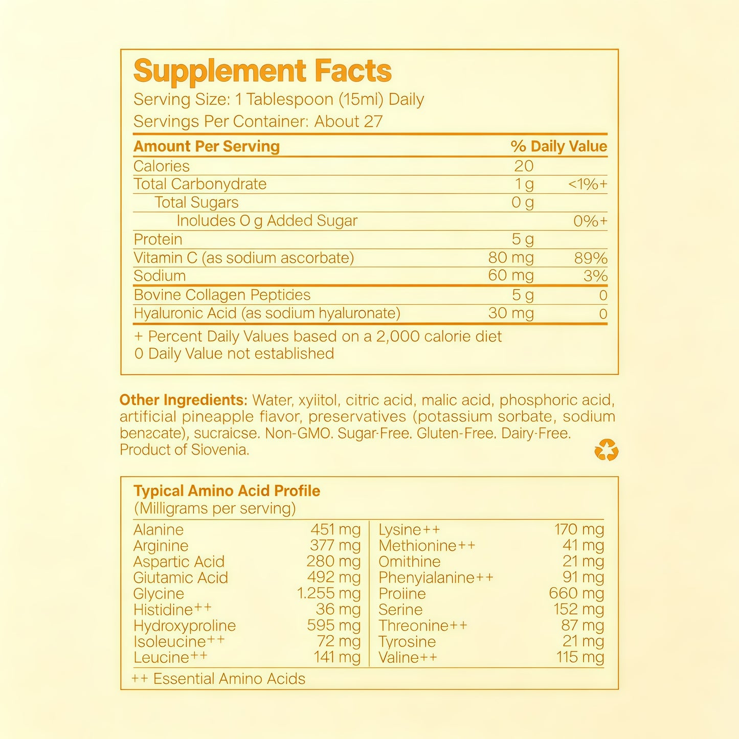 E27 Extra Strength Liquid Collagen 400ml